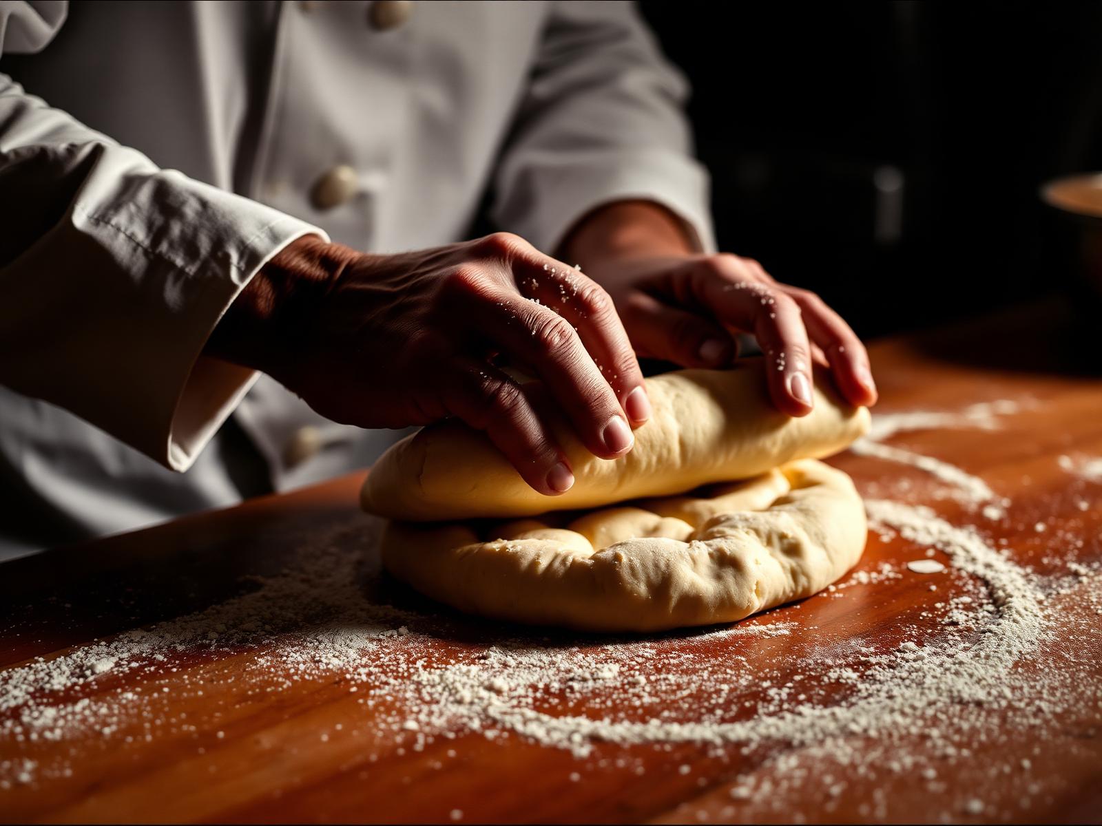 Pizzaiolo aan het werk
